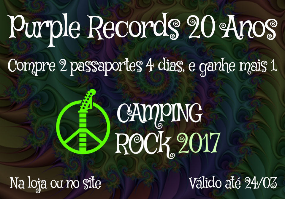 Compre 2 passaportes e leve mais 1 CampingRockista na faixa